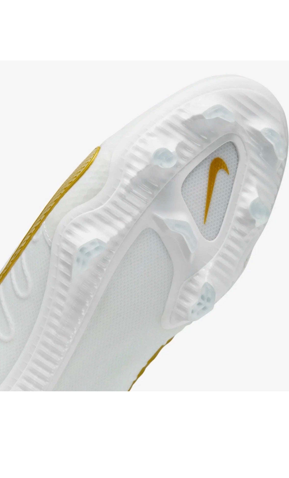 Nike Huarache 9 Elite Mid LAX ‘White Metallic Vivid Gold’  27 MX /  9 US