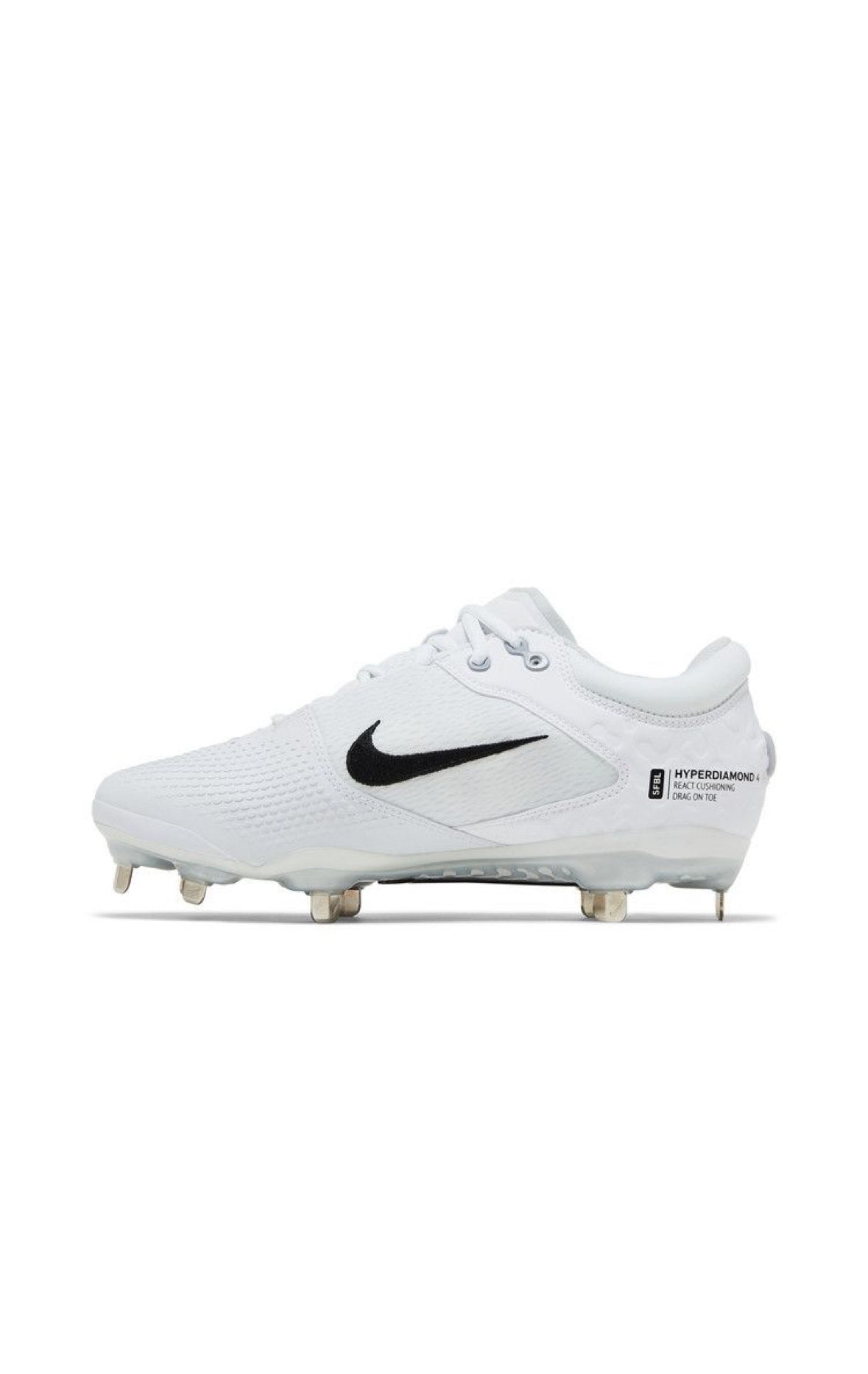 Nike Wmns Hyperdiamond 4 Elite ‘White Black’ 26.5 MX