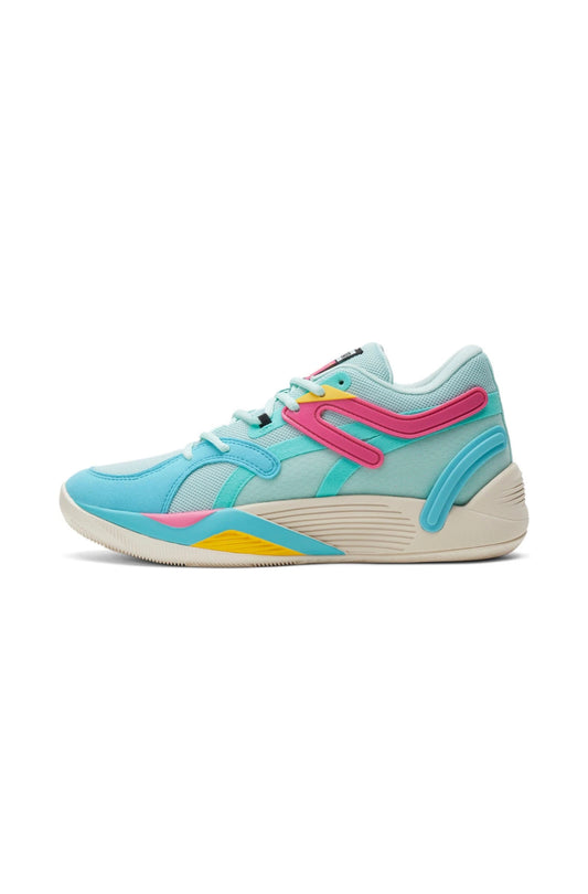PUMA TRC Blaze Court Low Eggshell Blue Elektro Pool - 376582-08   26.5 MX