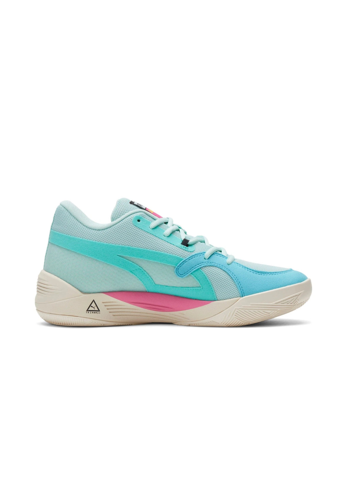 PUMA TRC Blaze Court Low Eggshell Blue Elektro Pool - 376582-08   26.5 MX
